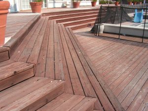 Wood deck contractor Danville