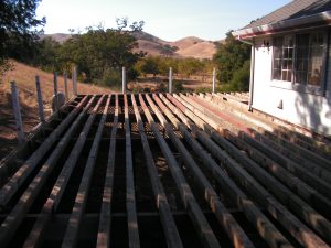 Old wood deck replacement Danville