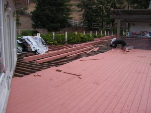 Wood deck replacement and construction Danville