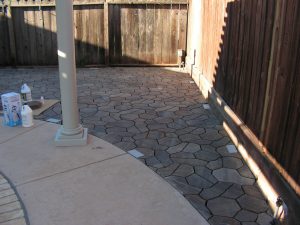 Backyard remodeling by CWI contractor