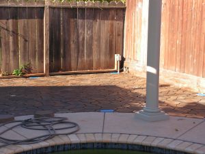 Backyard remodeling by CWI contractor